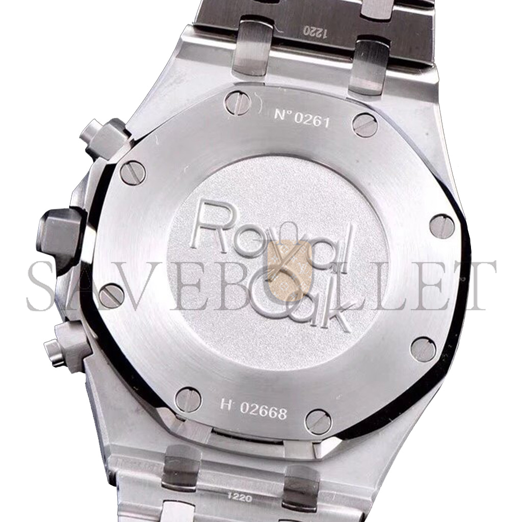 AUDEMARS PIGUET ROYAL OAK AUTOMATIC CHRONOGRAPH MOVEMENT STAINLESS STEEL STRAP WATCH 26331